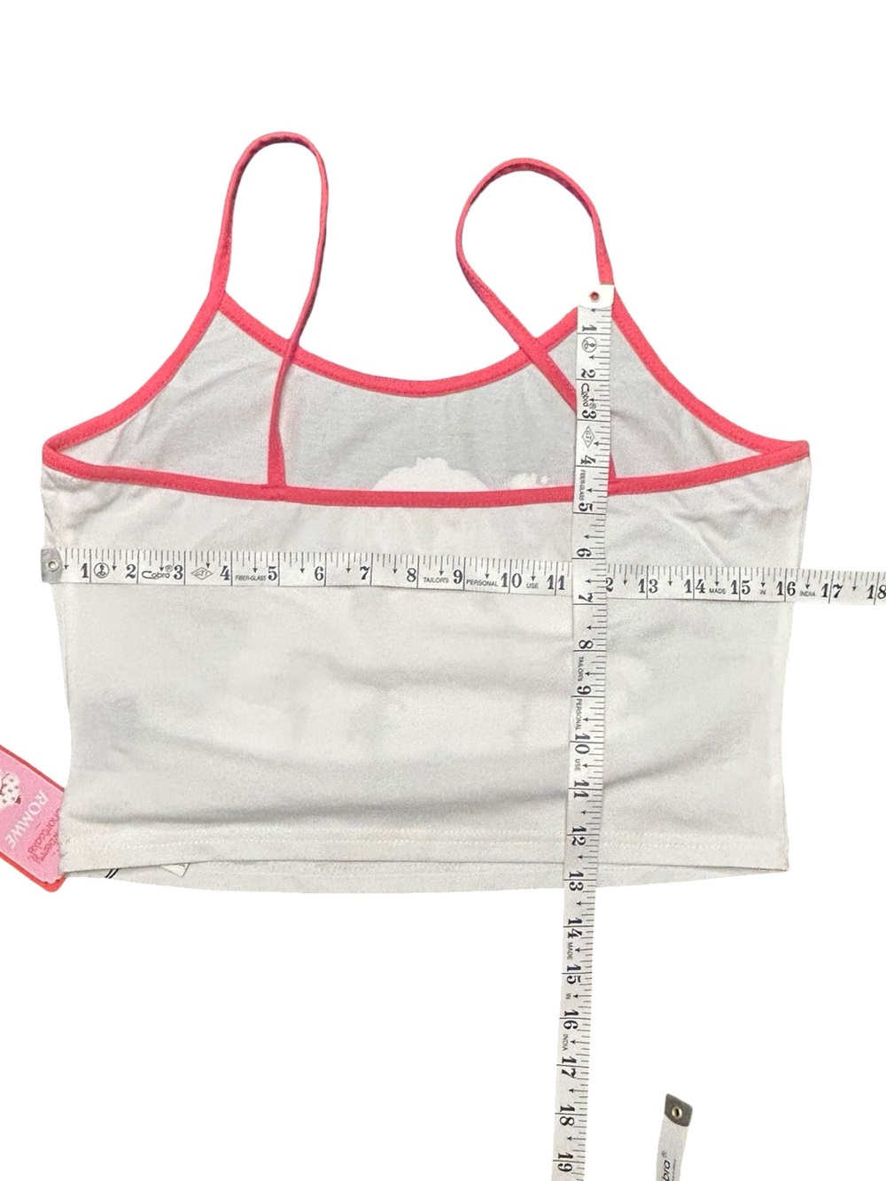 Strawberry shortcake and friends vintage inspired graphic cute ringer cami NWT L - Picture 7 of 7